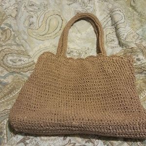 Crocheted handbag